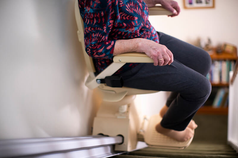 A Stairlift Helps Seniors Get to Upper Floors
