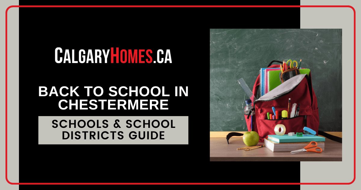 Schools and School Districts in Chestermere