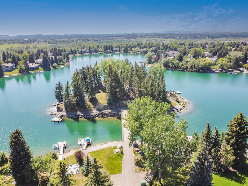 Aerial View of Lake Bonaventure