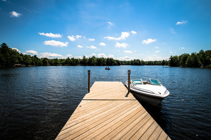 Private Dock on Property